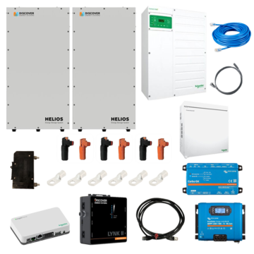 BUNDLE & SAVE: Medium Off-grid Solar Kit 6.8kW / 32kWh: Schneider XW Pro + Discover HELIOS + Victron