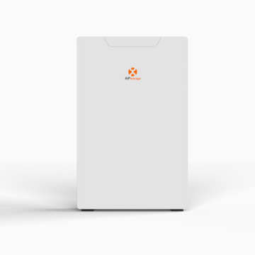 APsystems APbattery 10.24kWh / 51.2V Battery for APstorage, front view