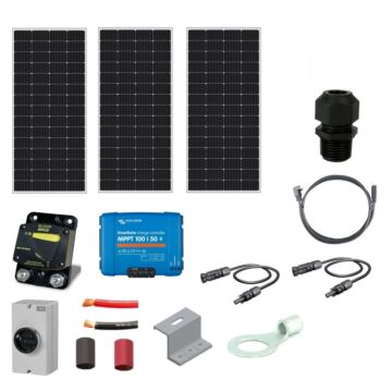 RV Solar Charging Kit - 600W of Solarland Solar Module, 50A Victron Charger Controller, Wiring & Breakers