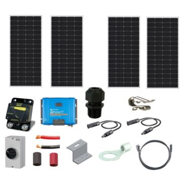 RV Solar Charging Kit - 800W of SLD Tech Solar Module, 60A Victron Charger Controller, Wiring & Breakers