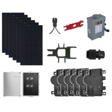 Grid-Tie Solar Power Kit With 2670 Watts of Canadian Solar CS6.2-48TM-445H Panels and Enphase IQ8A Microinverters