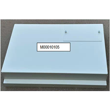 Solis stainless steel shade cover for S5-GC 75K to 125K three-phase grid-tied inverters, RAL9016 finish