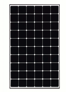 Lg Lg360q1c A5 360 Watt Monocrystalline Solar Panel With Black Frame Northern Arizona Wind Sun