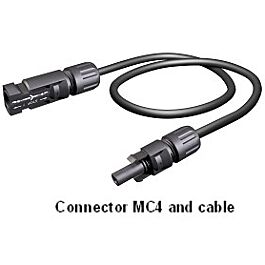 MC4 8 Foot Extender Cable | NAZ Solar Electric