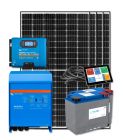 RV Solar Kit Turnkey System - 1320W Solar Array, 3000VA Victron 12V MultiPlus, 400Ah Discover Lithium, System Monitoring, Wiring & Breakers