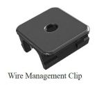 Tamarack Solar 88474 Flush Mount Wire Management Clip in Black
