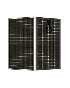 Lumera Solar LS220WM1024V 220W bifacial monocrystalline solar panel with black anodized aluminum frame