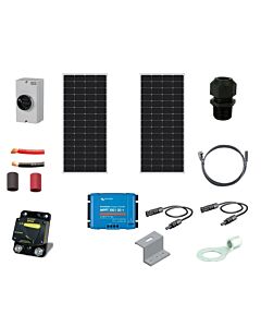 RV Solar Charging Kit - 440W of Lumera Tech Solar Module, 30A Victron Charger Controller, Wiring & Breakers