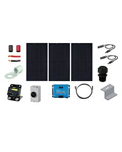 RV 12V Solar Charging Kit - 1305W of Mission Solar Module, 85A Victron Charger Controller, Wiring & Breakers