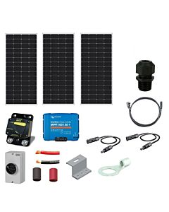 RV Solar Charging Kit - 600W of Solarland Solar Module, 50A Victron Charger Controller, Wiring & Breakers
