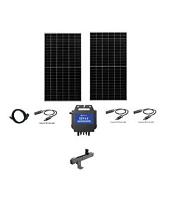 NAZ Balcony Solar Roof Mount Kit with APsystems EZ1 Microinverter with 870W of Solar