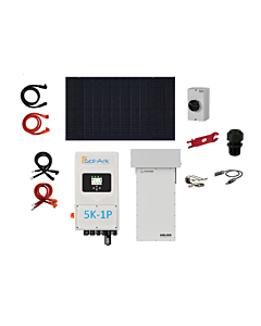 Whole Home Solar Backup Power Kit &ndash; 3.6kW Solar + 16kWh Battery Bank