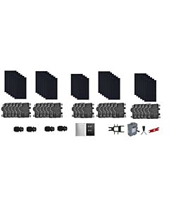 Grid-Tie Solar Power Kit With 12,460 Watts of Panels and Enphase IQ8A Microinverters