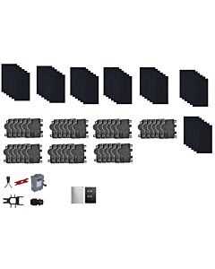 Grid-Tie Solar Power Kit With 19,580 Watts of Panels and Enphase IQ8A Microinverters
