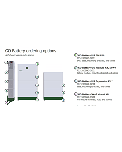 Tigo Energy 705-2030H0-0001 GO Battery US BMS Kit