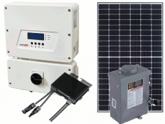 Grid-Tie Solar power Kit with 3800 Watts fo Panels and 4380 Watt SolarEdge HD-Wave Inverter