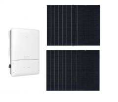 Grid-tied Solar Kit - 5.9 kW Array of REC Solar Modules, 5kW GoodWe
