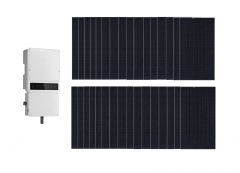 Grid-tied Solar Kit - 11.8 kW Array of REC Solar Modules, 9.6kW GoodWe