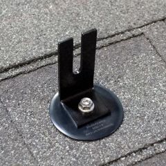 QuickBOLT 17962 Multi Roof Mount 5/16 X 4" QuickBOLT2 Kit with 3" Microflashing and Low Profile Split Top L-Foot