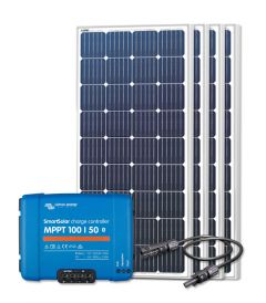 RV Solar Kit Charging System - 800W Solar Array, 50A Victron Charge Controller, Wiring & Breakers