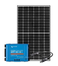 RV Solar Kit Charging System - 330W Solar Panel, 30A Victron Charge Controller, Wiring & Breakers
