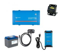 Victron Phoenix Inverter and BlueSmart IP22 Charger with Discover DLB-G24-12V Battery Bundle