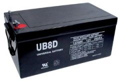 Universal Battery 250 Amp-hours AGM Sealed Battery