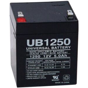 Neptune 12V 5Ah Replaces UB1245/UB1250/PS1250 – Alarm, UPS, Scooter Battery, F1 Terminals