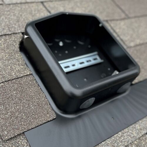 SolaDeck 0799-2B Original Flashed Roof Mount Metal Junction Box