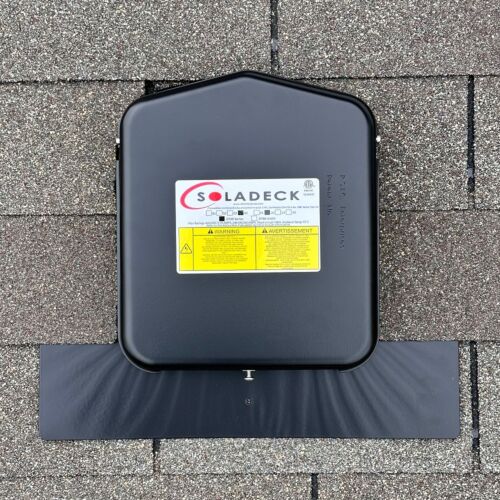 fuc × sol grov SolaDeck 0799-5B Original Flashed Roof Mount Metal Junction Box