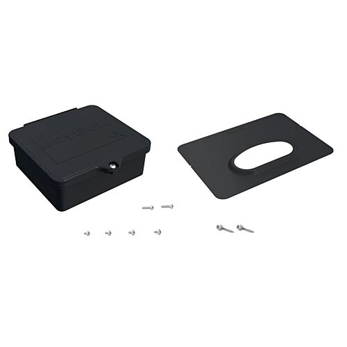 Quick Mount PV QM-JBX-RF01-B1 Comp Shingle Roofs JayBox Junction