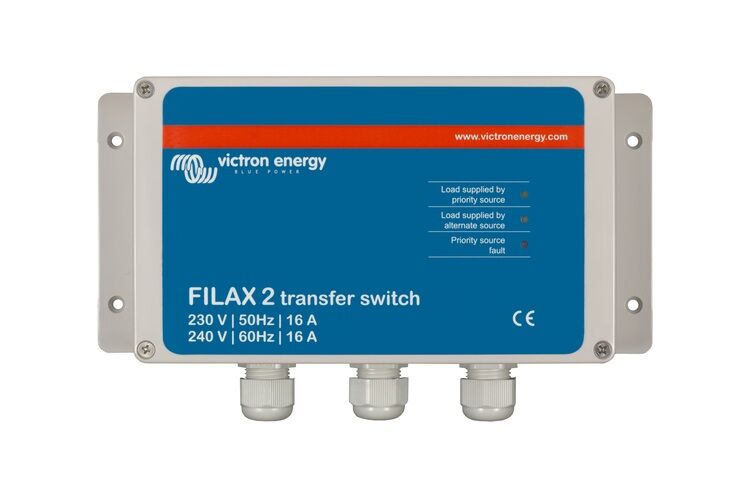 Filax 2 Transfer Switch CE 110V/50Hz-120V/60Hz | NAZ Solar Electric
