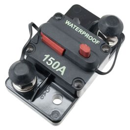 20A-150A Inline Waterproof Circuit Breaker - Manual Reset For Auto, Marine, Solar