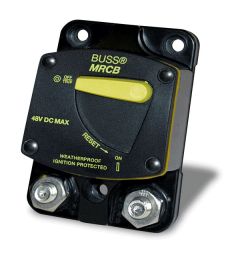 Bussman 187200F-03-1 200A 48V DC Circuit Breaker