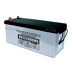 Universal Battery 47660 200 Amp-hour 12 Volt Nano-Silica GEL Battery