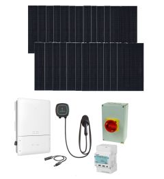 9.6kW EV Charging System - 10kW of REC Solar, 9.6kW GoodWe Inverter and 40A Pulsar Plus charger