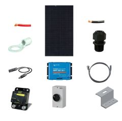 RV Solar Charging Kit - 400W REC Solar Module, 30A Victron Charger Controller, Wiring & Breakers