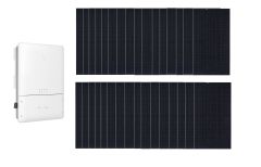 Grid-tied Solar Kit - 12.6 kW Array of REC Solar Modules, 9.6kW GoodWe Inverter