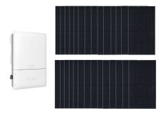 Grid-tied Solar Kit - 10.3 kW Array of REC Solar Modules, 7.7kW GoodWe