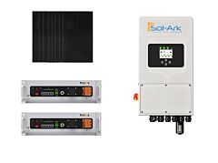 Hybrid Off-Grid / Grid-Tie Solar Kit - 3.3kW of REC Solar, 5kW Sol-Ark, and 10 kWh Pytes Lithium Battery Bank