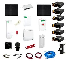 NAZ Schneider Electric Grid Interactive/Off-Grid Solar Electric Kit with 6.7kW of Solar Modules