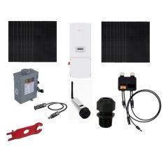 Grid-tied Solar Kit - 6.4kW array of REC Solar Modules and 5kW Solis inverter