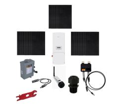 Grid-tied Solar Kit - 8.8kW array of REC Solar Modules and 7.6kW Solis inverter