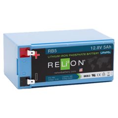 Relion RB5 Lithium Ion LiFePO4 Battery 12V 5Ah