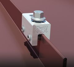 S-5! S-5-E Roof Clamp for Double-Folded Standing Seam Roof Profiles