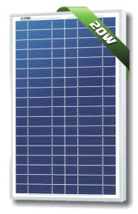 Solarland SLP020-24U 20 Watt 24 Volt Polycrystalline Solar Module
