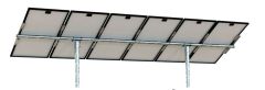 Tamarack Solar UNI-PGRM/6P2 Economy Horizontal 6 Modules Top of Pole Mount