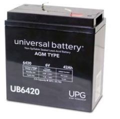 Universal Battery 40560 42 Amp-hour 6V F2 AGM Sealed Battery