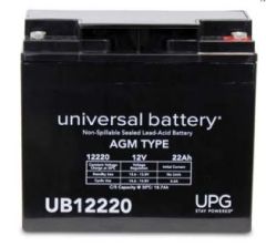 Universal Battery 40582 22 Amp-hour 12 Volt Sealed AGM Battery