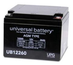 Universal Battery 40598 26 Amp-hour 12 Volt Sealed AGM Battery